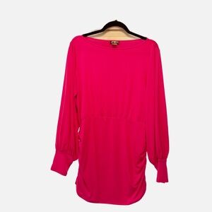 Vince Fuchsia Long Sleeve Blouse